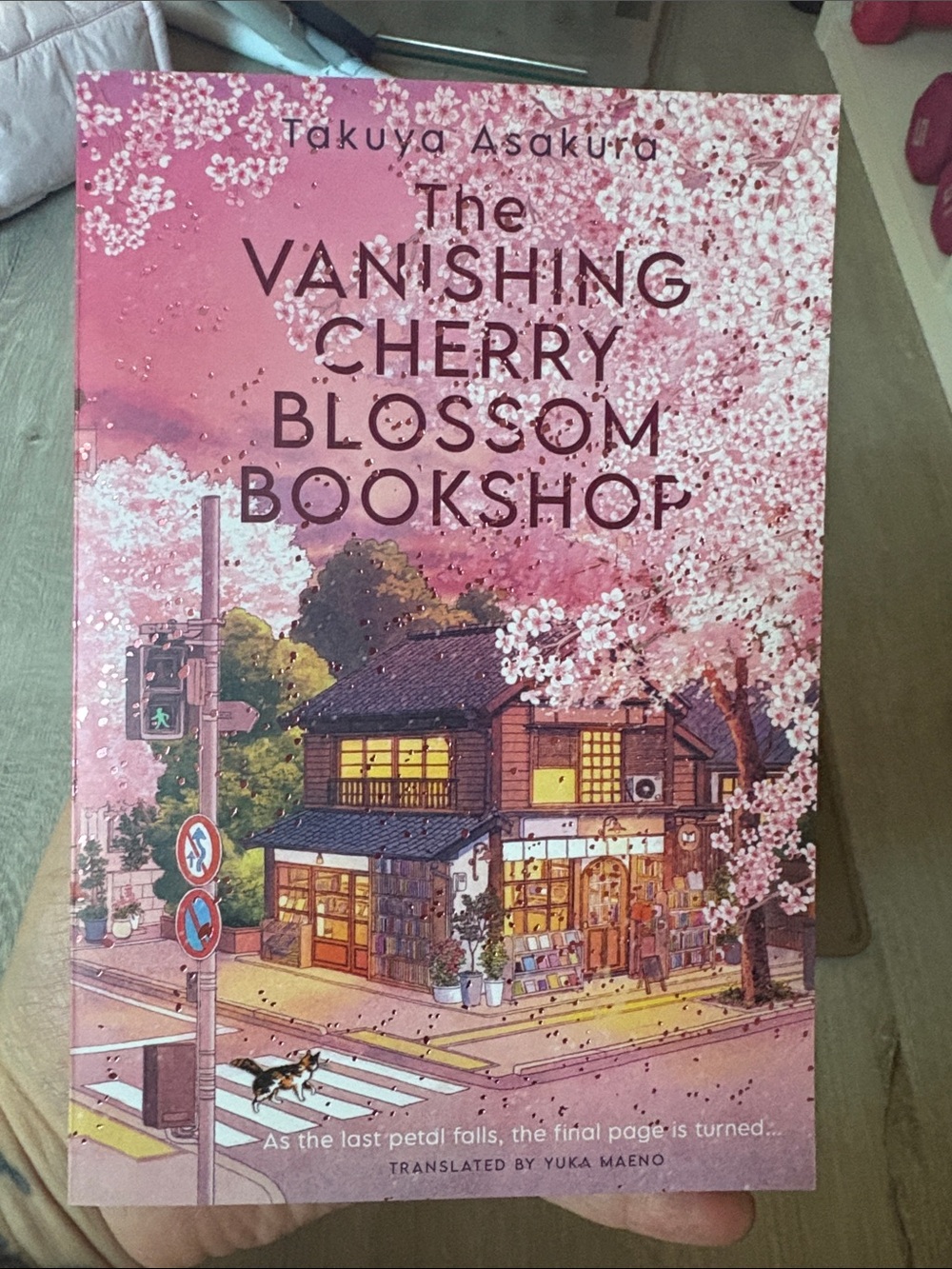 The Vanishing Cherry Blossom Bookshop - Pink Cover